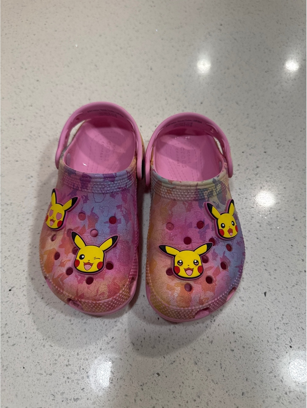 Pokémon Pikachu Crocs Classic Clogs – Pink – Size C12